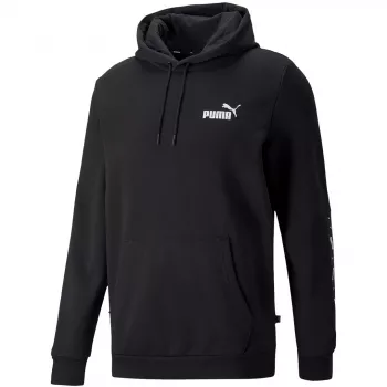 PUMA ESS+ Tape Hoodie FL zwarte heren hoodie maat L