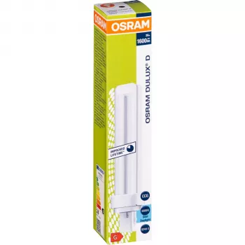 Osram DULUX D 26W/865 G24d-3 compacte fluorescentielamp, daglichtwit, 1800 lm, 2-polig
