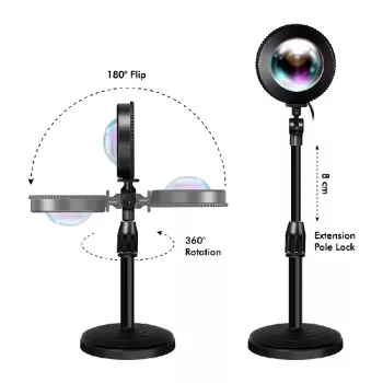 LOGILINK LED Sunset lamp, 5W, met afstandsbediening
