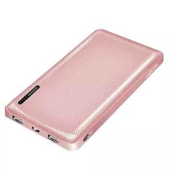LogiLink mobiele powerbank 10000 mAh LiPo USB-C PD roze