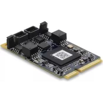 DELOCK 63002 CAN 2.0 / CAN FD mini PCIe-interfacekaart, 2 x D-Sub 9 pin, tot 8 Mbps, galvanische scheiding & overspanningsbeveiliging