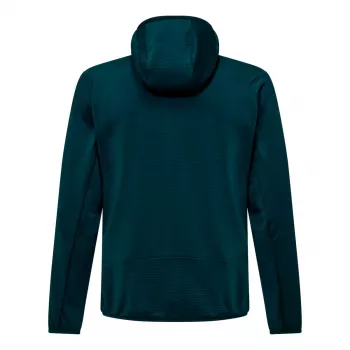 Salewa Puez Altavia Polarlite hooded fleece-jack heren Pond Blue