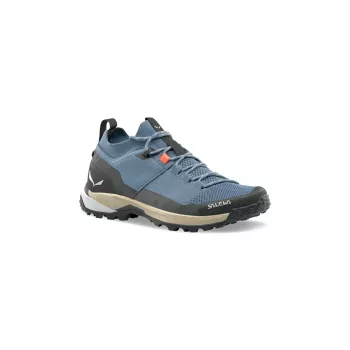 Salewa Puez 2 Knit PTX low-cut wandelschoen heren Java Blue/zwart EU 40.5