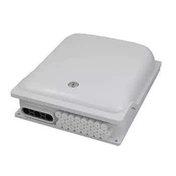 LOGILINK FTTX-verdeelbox, 96 vezels, 24x LC-duplex of SC-simplex, onbezet, IP65, wandmontage