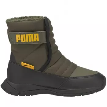 PUMA Nieve WTR AC PS kinderen winter-sneakers zwart-wit