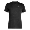 Salewa Puez Melange Dry Korte mouwen T-shirt Heren Black Out Melange Maat M