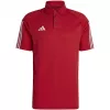 adidas Tiro 23 Competition poloshirt Team Power Red/wit heren S