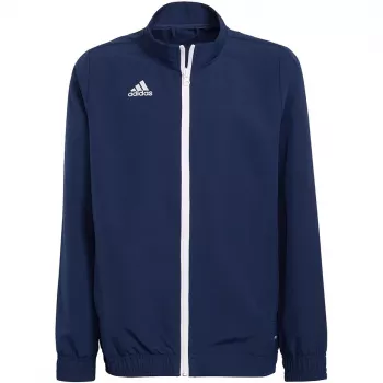 adidas Entrada 22 presentatiejack navy blauw jeugd 128cm