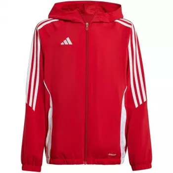 adidas Tiro 24 kindertrainingsjack rood 128cm