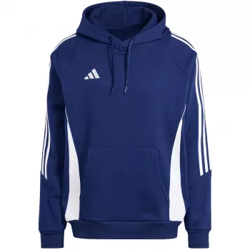 adidas Tiro 24 Sweat Hooded blauw IR7546 heren voetbal hoodie