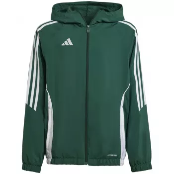 adidas Tiro 24 kinderen trainingsjack groen 128cm