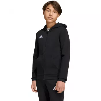 adidas Entrada 26 full zip hoodie kinderen zwart 116cm