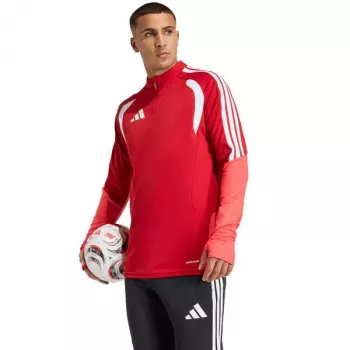 adidas Tiro 26 Competition Trainings-Top Heren Langarm Viertelreißverschluss Rood Maat L
