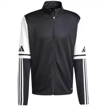 adidas heren Squadra 25 trainingsjack zwart/wit slim fit kwartrits AEROREADY gerecycled polyester maat S