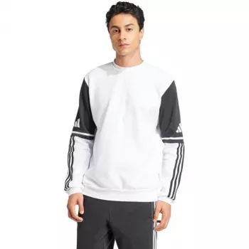 adidas Squadra 25 Sweat Crew heren sweatshirt wit/Core Black maat L