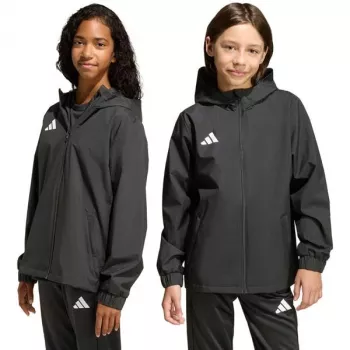 adidas Entrada 26 allweatherjas kinderen zwart JZ9104 128cm