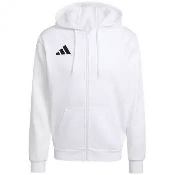 adidas heren Entrada 26 Full Zip hoody wit S