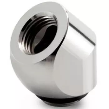 Thermal Grizzly DeltaMate Rotary 45° G1/4 adapter - glanzend nikkel