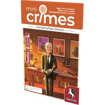 PEGASUS MiniCrimes - Flawed Image - coöperatief puzzelspel, 1-2 spelers, vanaf 10 jaar