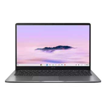 ASUS Chromebook CX1505CTA-ISSS70396 15,6 inch Full HD laptop Intel Core i3-N355 8GB RAM 128GB eMMC ChromeOS Frans AZERTY Transparent Silver