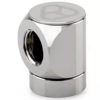 Thermal Grizzly DeltaMate Rotary 90° adapter G1/4 inch naar G1/4 inch, glanzend nikkel