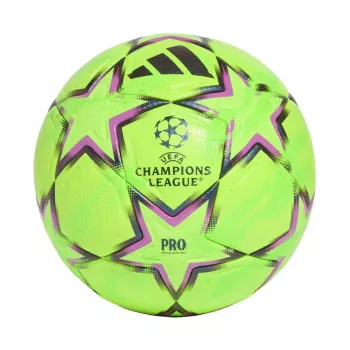 adidas UCL Pro Winter 26/27 League Stage voetbal maat 5 groen/zwart/roze KE9769
