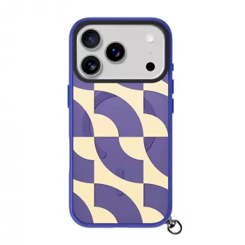LAUT Keyko Pop-hoes voor iPhone 17 Pro Max, Indigo Tide
