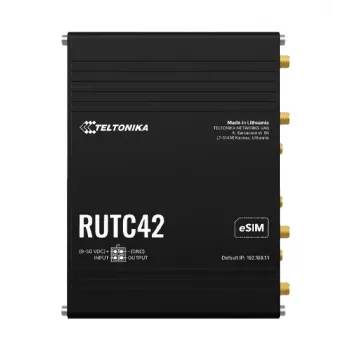 Teltonika Networks RUTC42 (UK) 4G/Wi-Fi 6 dual-band industriële router