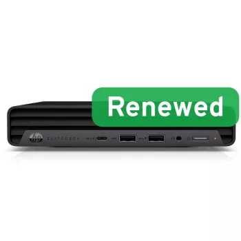 HP Renewed EliteDesk 800 G6 desktop mini-pc - Intel Core i5-10500T, 16GB RAM, 256GB SSD, Intel UHD Graphics 630, Windows 11 Pro (graad A)