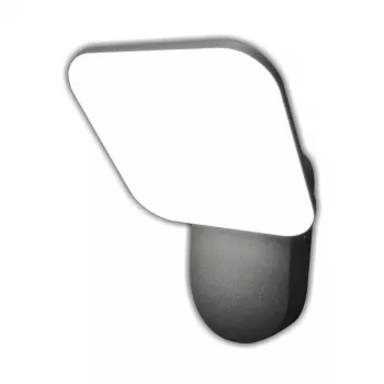 SAGA LED-wandlamp 12W IP65 zwart