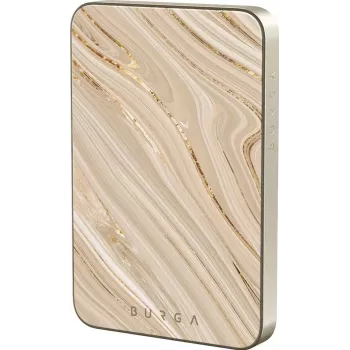 BURGA magnetische 5000 mAh powerbank Full Glam Gold