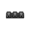 UNITEK SnapHold magnetische kabelorganizer voor het bureau (set van 3+1), zwart