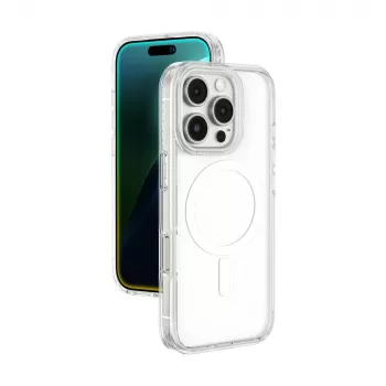 AMAZINGTHING Titan Pro Mag hoesje met magneetring voor iPhone 16 Pro - Transparant