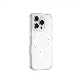AMAZINGTHING Titan Pro Mag hoesje met magneetring voor iPhone 16 Pro - Transparant