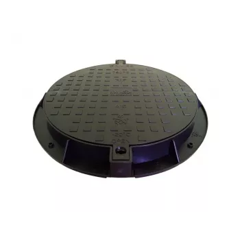 Tuinafdekking voor afvalwater 780PE-B A15 zwart HDPE putdeksel