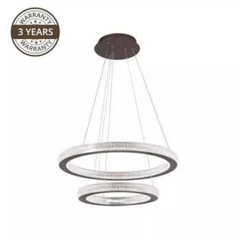 Domoletti Rich 19111-M LED hanglamp - 63 W, 2950 lm, 4000 K neutraal wit, 60 cm (19111-M)