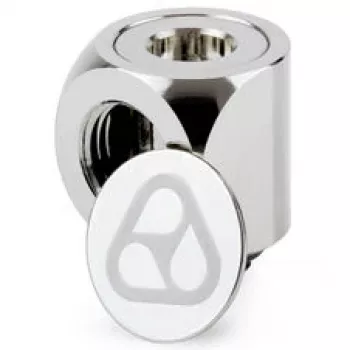 Thermal Grizzly DeltaMate Rotary 90° adapter G1/4 inch - glanzend nikkel