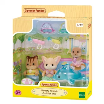 EPOCH Sylvanian Families Adventure Kindergarten vrienden pool-plezier speelset