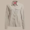 Craghoppers NosiLife Adventure LS Shirt III dames reishemd - Soft Mushroom, XS