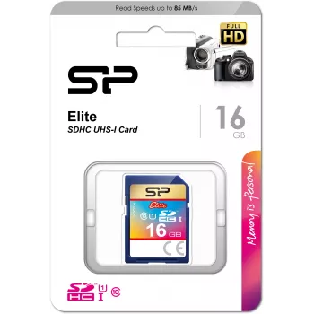 Silicon Power Elite 16GB SDHC Class 10 U1 geheugenkaart