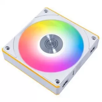 Lian Li UNI FAN CL FLEX draadloze PWM ARGB Reverse Blade 120mm wit