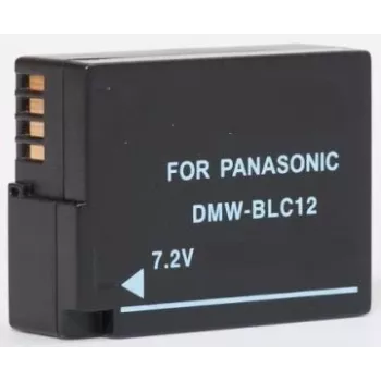 EXTRA DIGITAL Panasonic DMW-BLC12 vervangende accu 1200mAh 7,2V Li-Ion voor Lumix G/FZ/GX serie