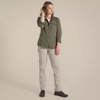 Craghoppers NosiLife Pro verstelbare broek III dames Soft Mushroom maat M