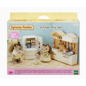 Sylvanian Families landhuis keuken met koelkast - poppenhuis-meubelset