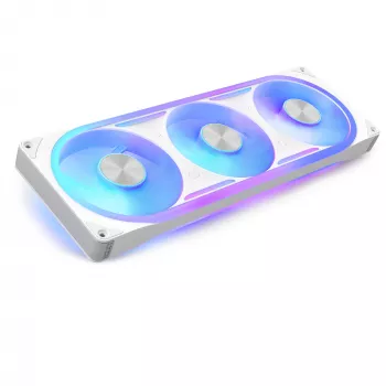 NZXT F360U Ultra RGB 120mm ventilator driepack wit