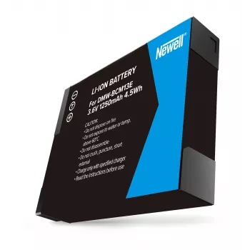 Newell vervangende accu voor Panasonic DMW-BCM13E (Li-ion, 3,6V, 1250mAh, 4,5Wh)