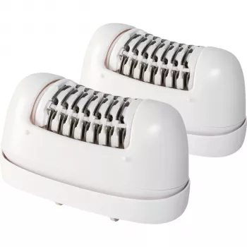 Beurer HL 76 epilator-opzetstuk nat/droog, 2-pack vervangende kop, 32 pincetten, eenvoudig vastklikken, wasbaar, voor benen, armen, oksels, bikini