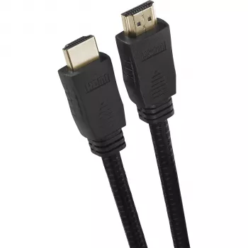 One For All Premium High Speed HDMI-kabel met ethernet, 3,0 m, 4K@60Hz, HDR, ARC, HDCP 2.2, verguld, zwart