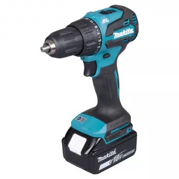 Makita DHP490TJX9 18V borstelloze combi-slagboorschroefmachine met 2x 5,0Ah accu's, oplader & MAKPAC koffer