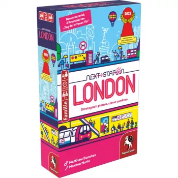 PEGASUS Next Station London – Flip-and-Write-bordspel, 1–4 spelers, vanaf 8 jaar